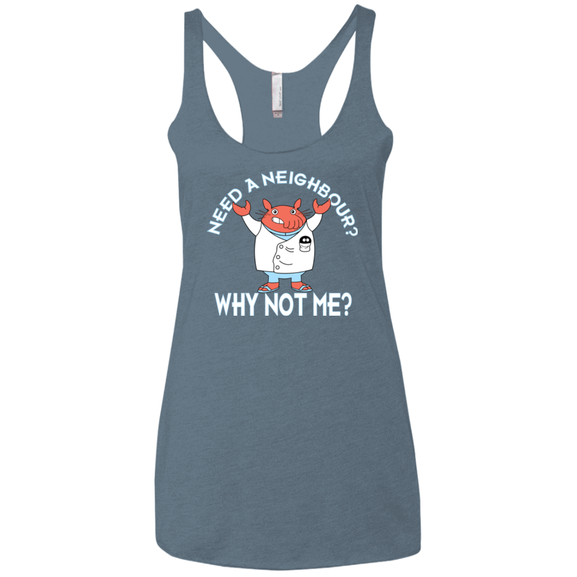 Why not me Women's Triblend Racerback Tank