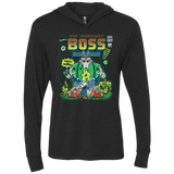 The Horrible Boss Triblend Long Sleeve Hoodie Tee