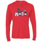 GHOST PARK Triblend Long Sleeve Hoodie Tee