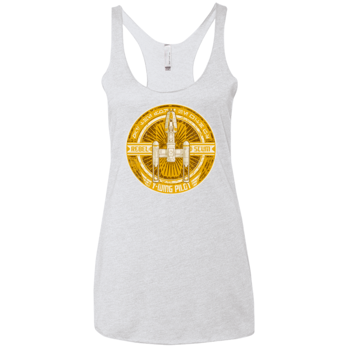 Y-Wing Scum Women's Triblend Racerback Tank