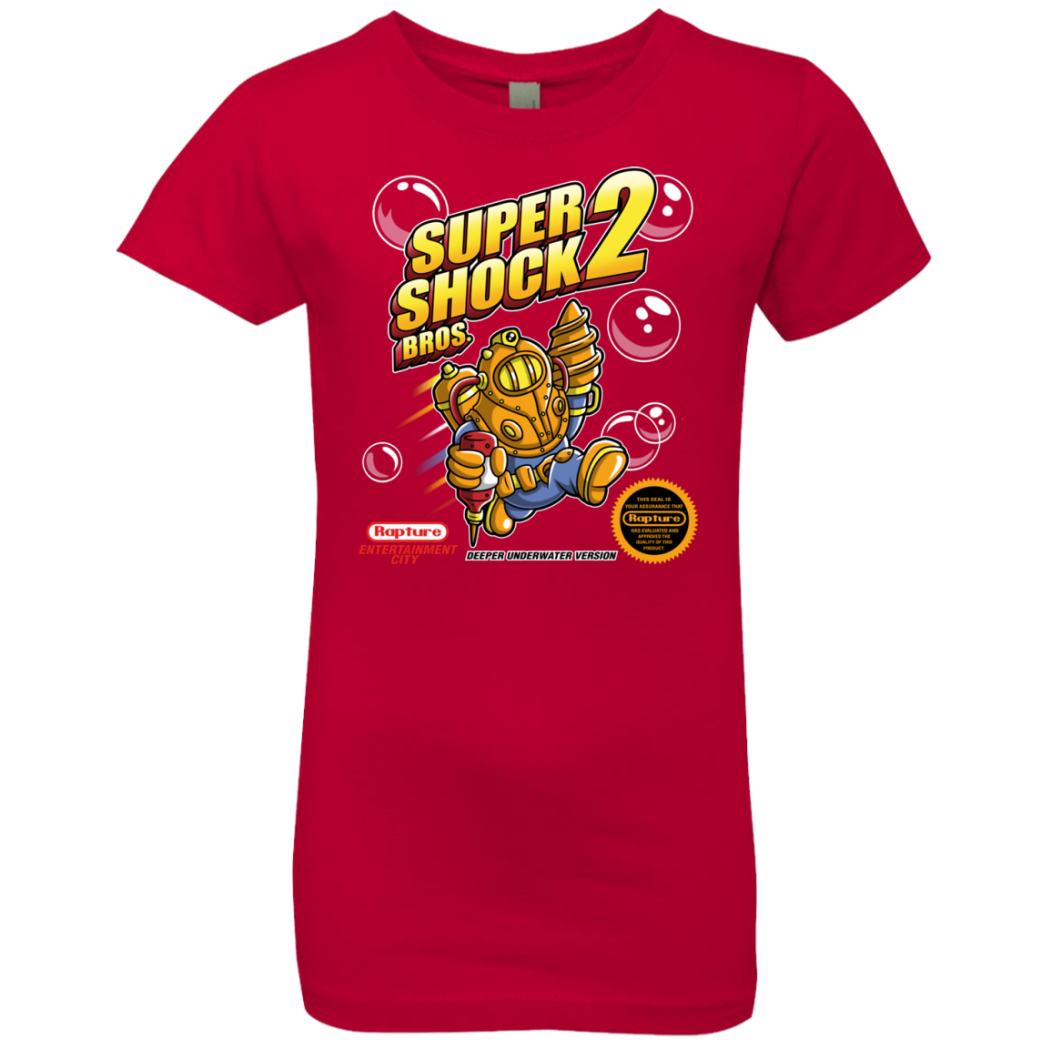 Super Shock Bros 2 Girls Premium T-Shirt
