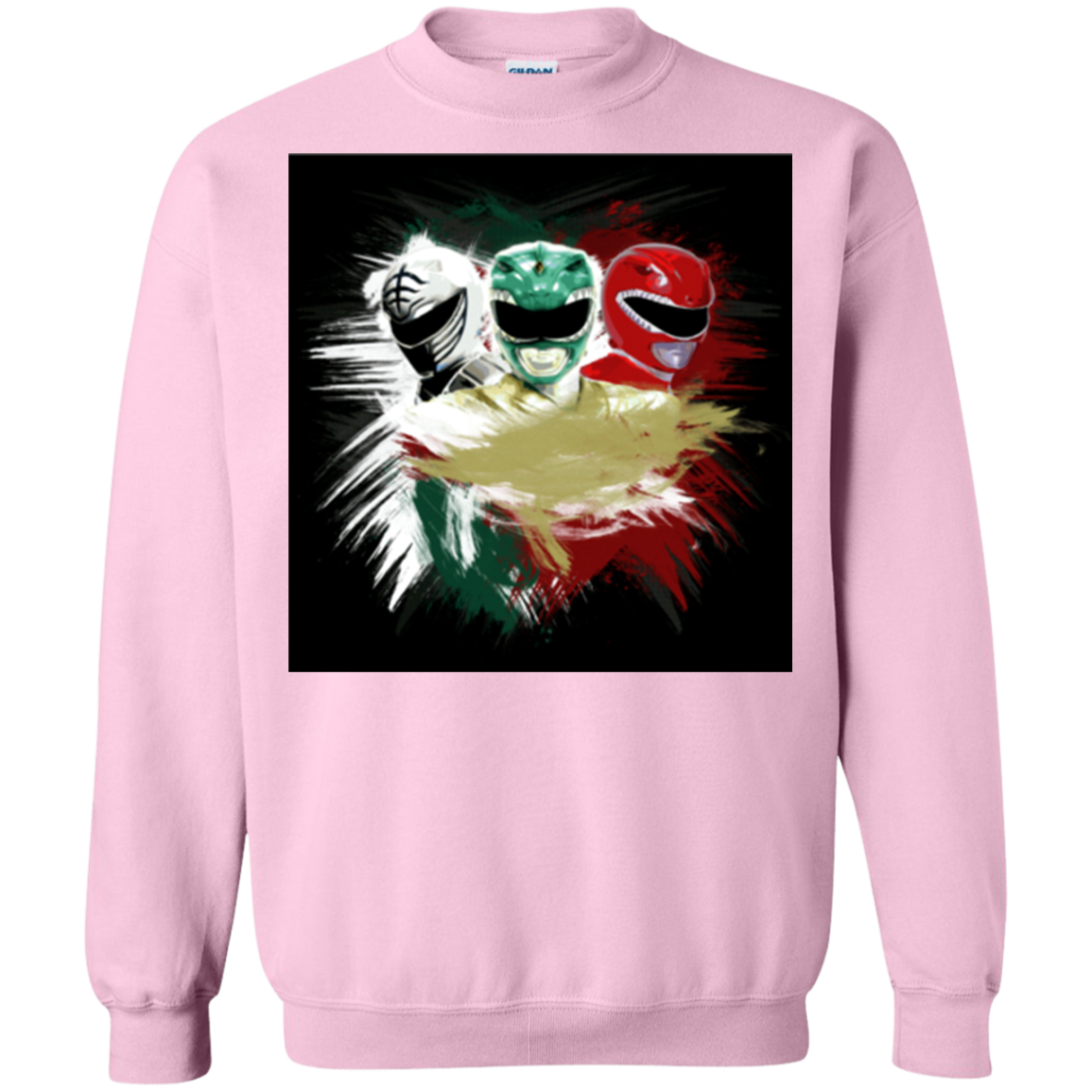 White Green Red Crewneck Sweatshirt