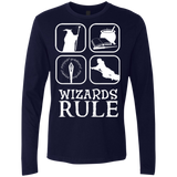 Wizards Rule Men's Premium Long Sleeve