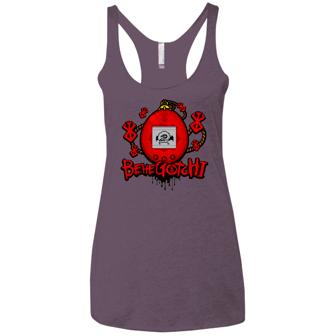 BeheGotchi Women's Triblend Racerback Tank