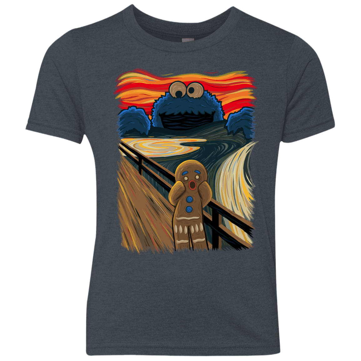 The Cookie Muncher Youth Triblend T-Shirt