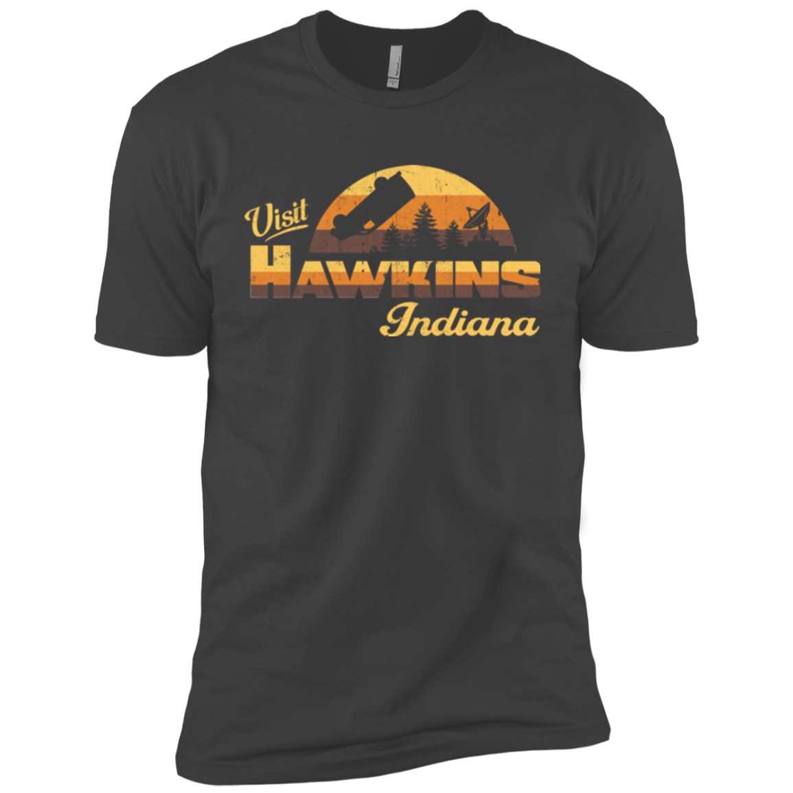 Visit Hawkins Boys Premium T-Shirt