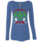 Cthulhu Gym Women's Triblend Long Sleeve Shirt