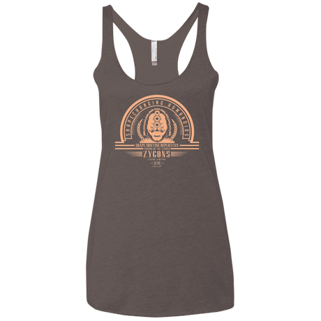 Who Villains Zygons Women's Triblend Racerback Tank