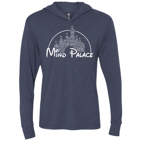 Mind Palace Triblend Long Sleeve Hoodie Tee