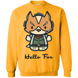 Hello Fox Crewneck Sweatshirt