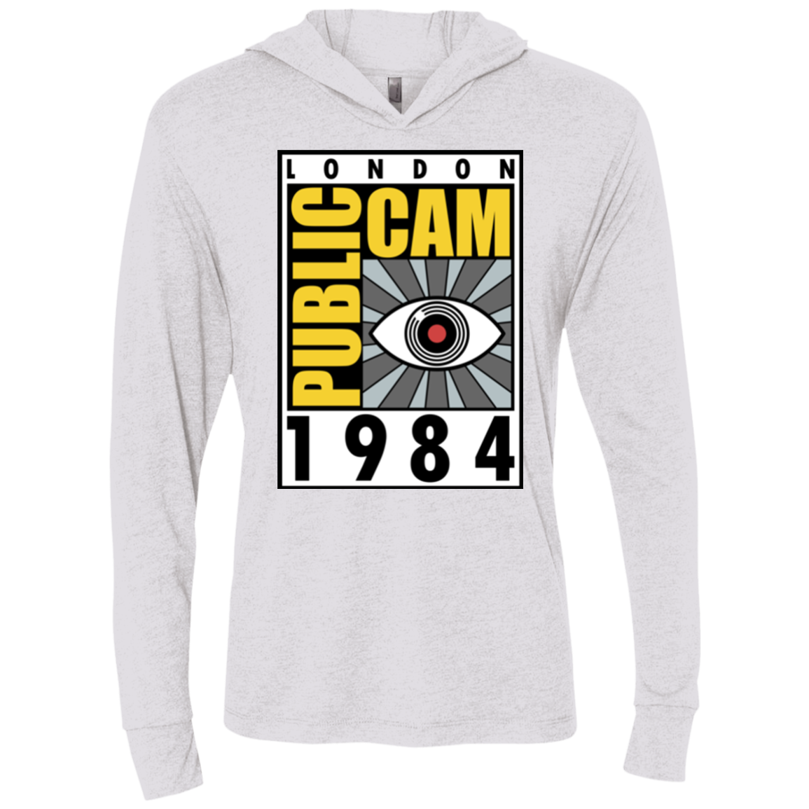 Public Cam Triblend Long Sleeve Hoodie Tee