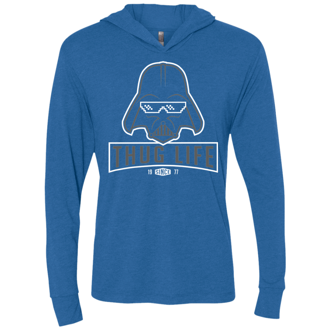 My Life Triblend Long Sleeve Hoodie Tee