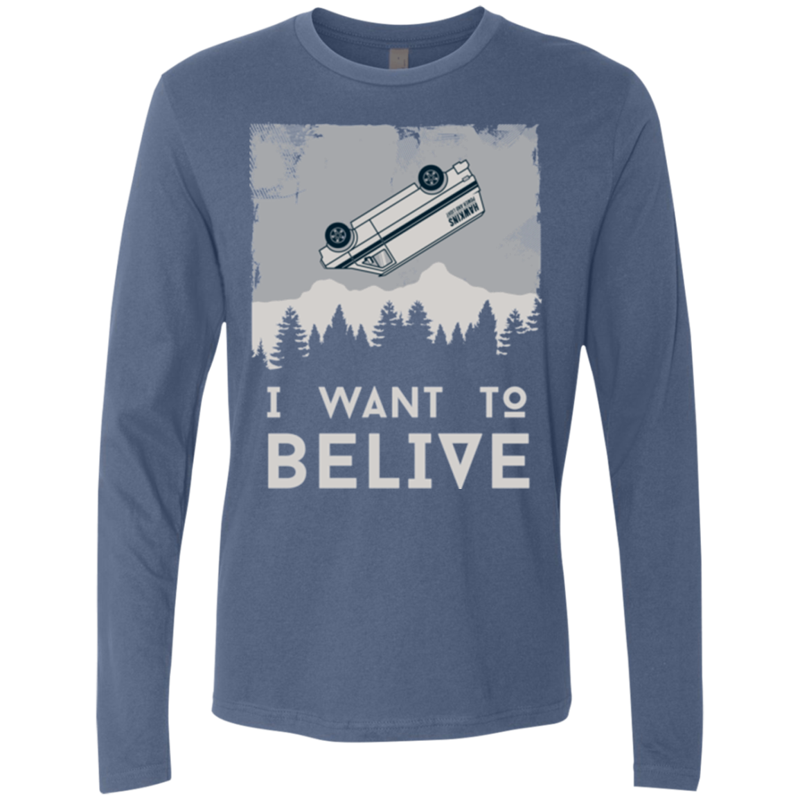 I Want to Believe Men's Premium Long Sleeve