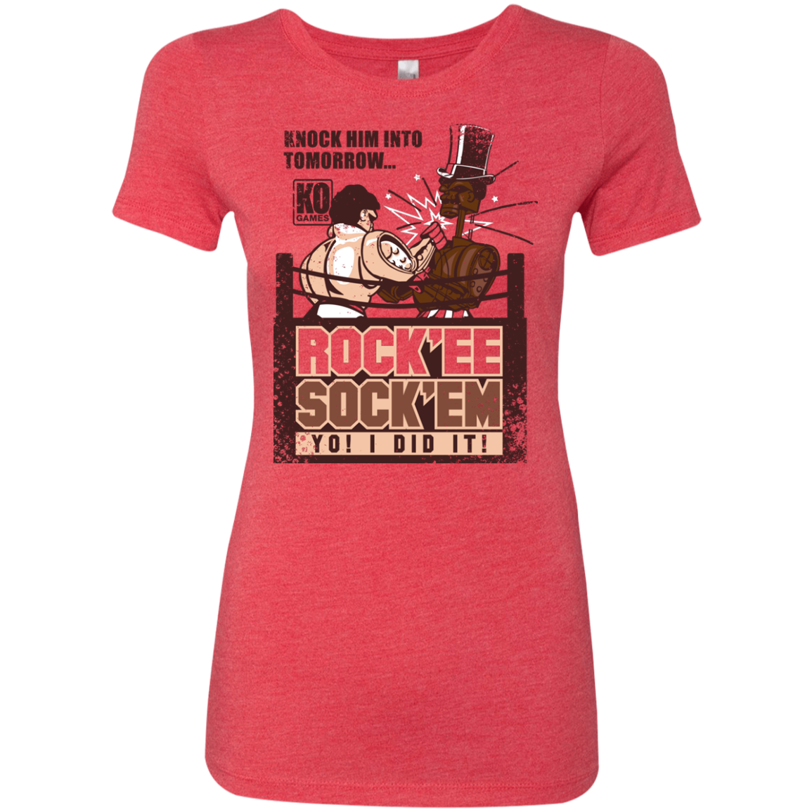 Rockee Sockem Women's Triblend T-Shirt