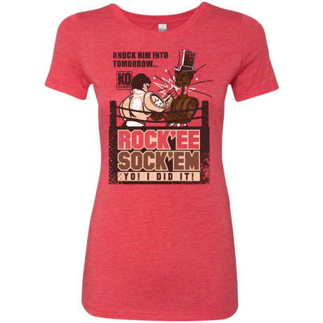 Rockee Sockem Women's Triblend T-Shirt