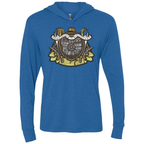 Adventurer's Crest Triblend Long Sleeve Hoodie Tee