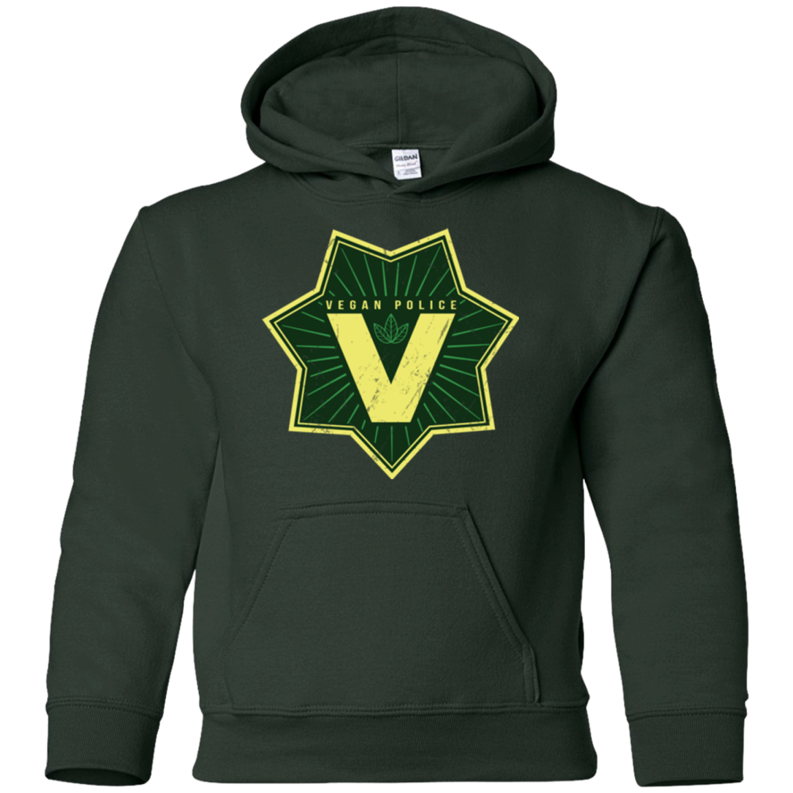 Vegan Police Youth Hoodie