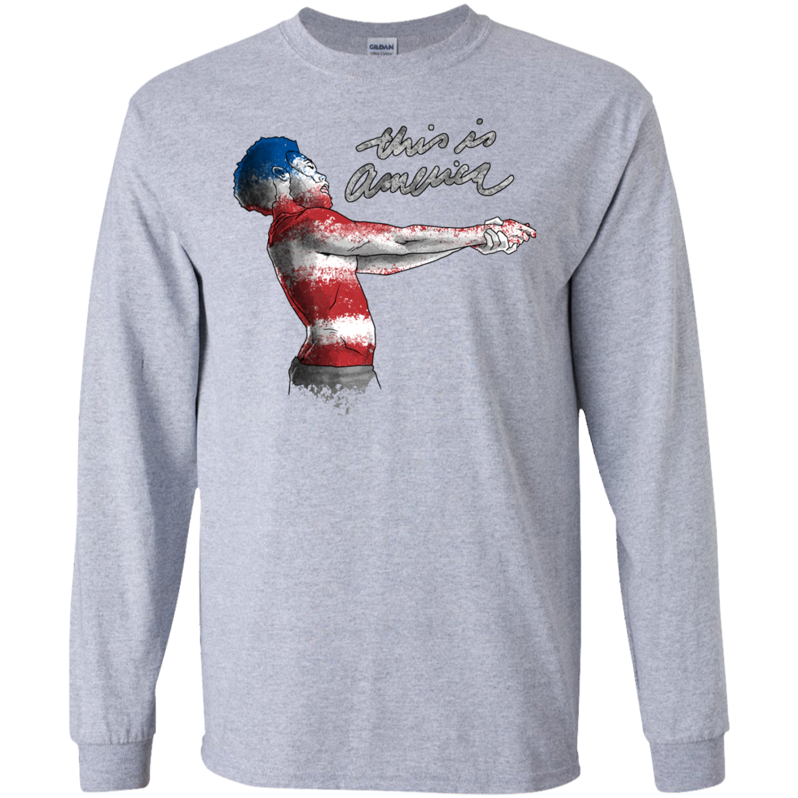 America Men's Long Sleeve T-Shirt