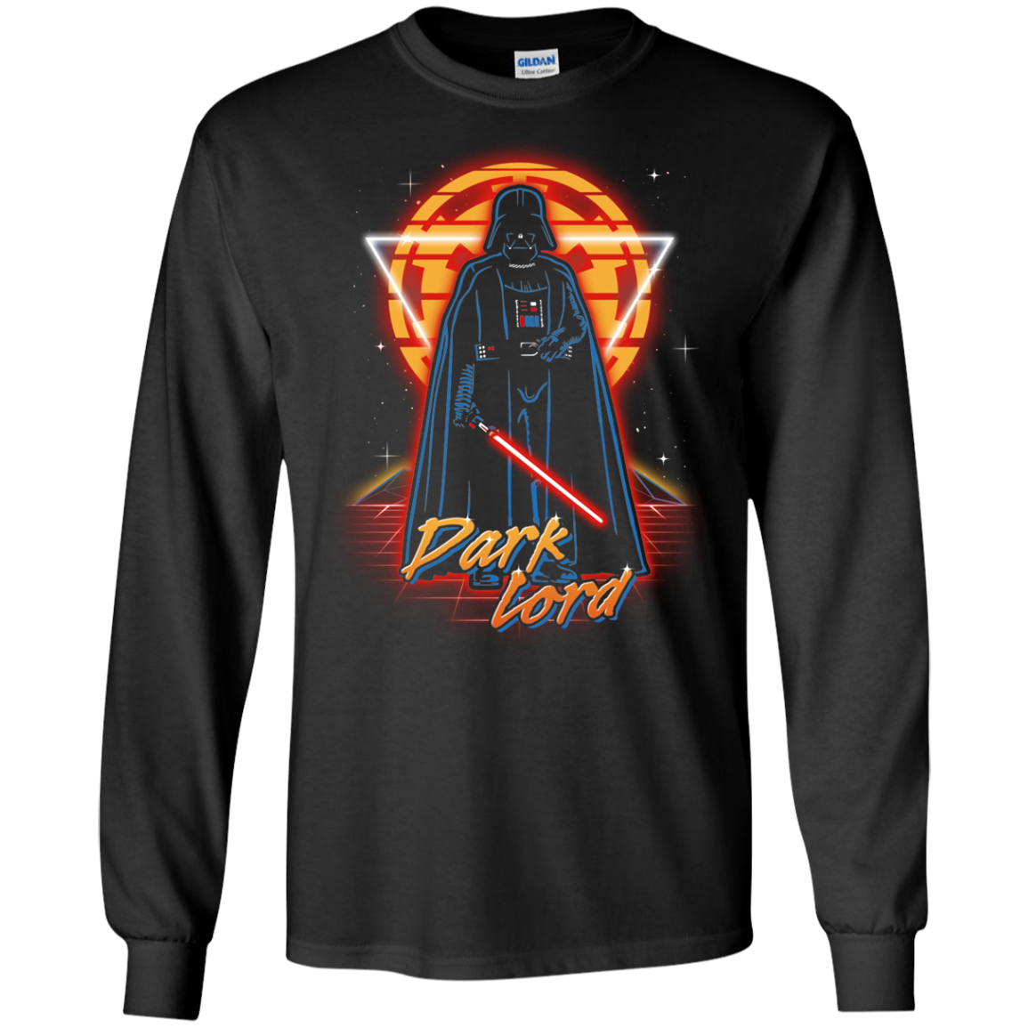 Retro Dark Lord Men's Long Sleeve T-Shirt