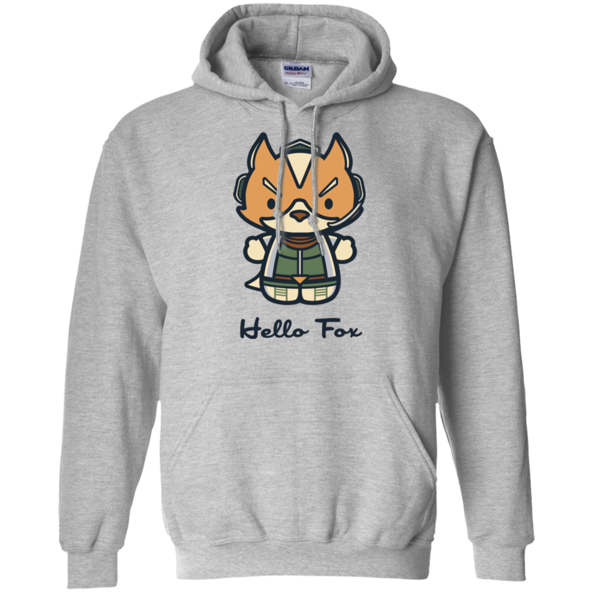 Hello Fox Pullover Hoodie