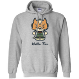 Hello Fox Pullover Hoodie