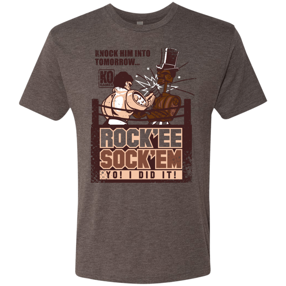 Rockee Sockem Men's Triblend T-Shirt