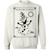Connect the snowflakes Crewneck Sweatshirt