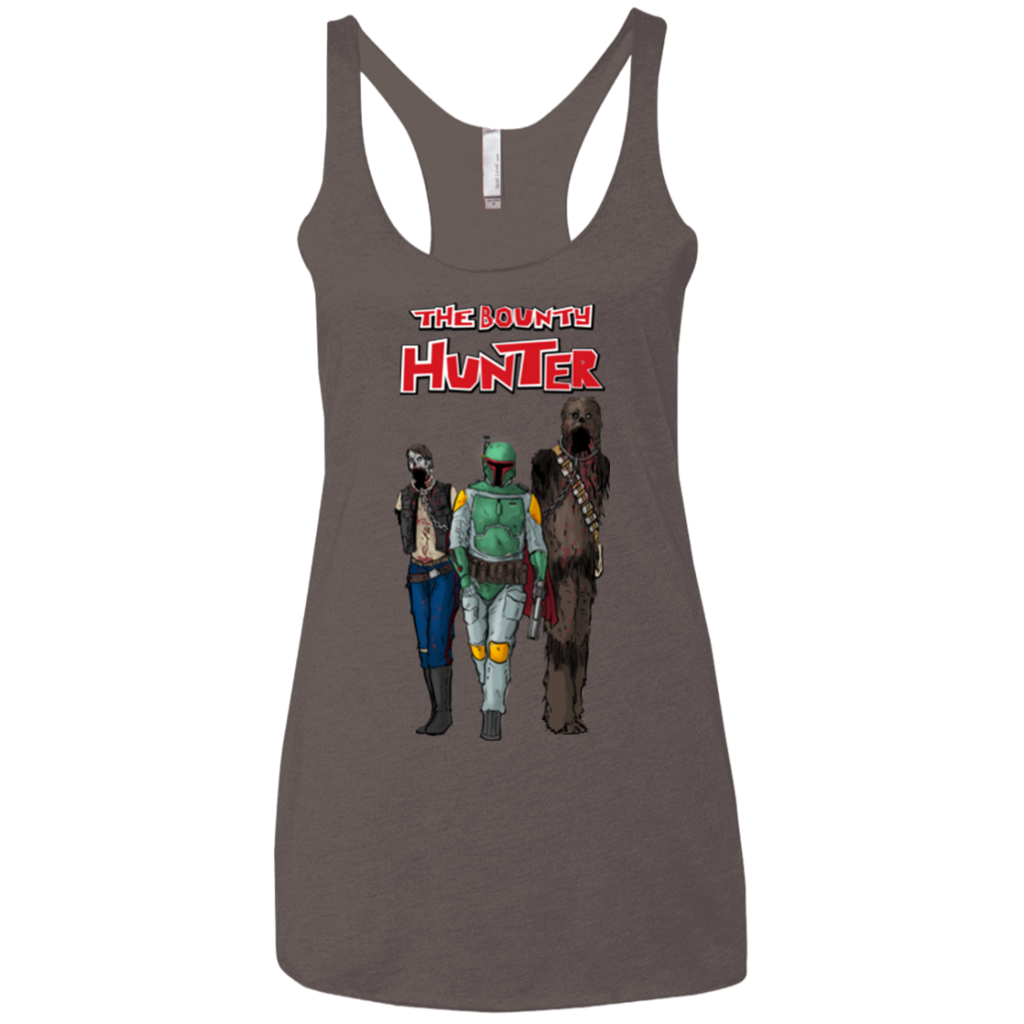 The Walking Bounty Hunter Women's Triblend Racerback Tank