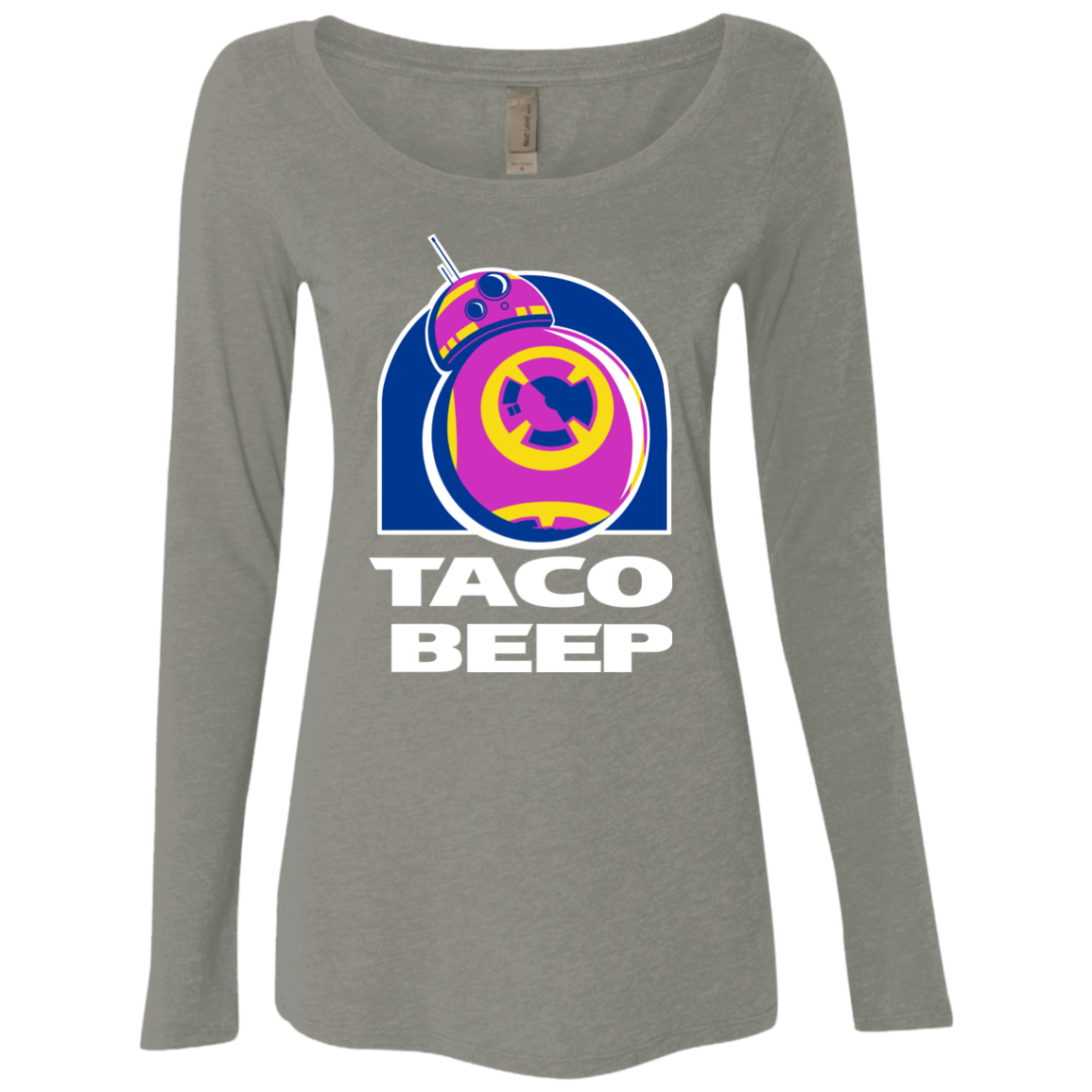 Taco Beep Women's Triblend Long Sleeve Shirt