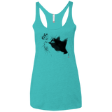 Curious Cat Women's Triblend Racerback Tank