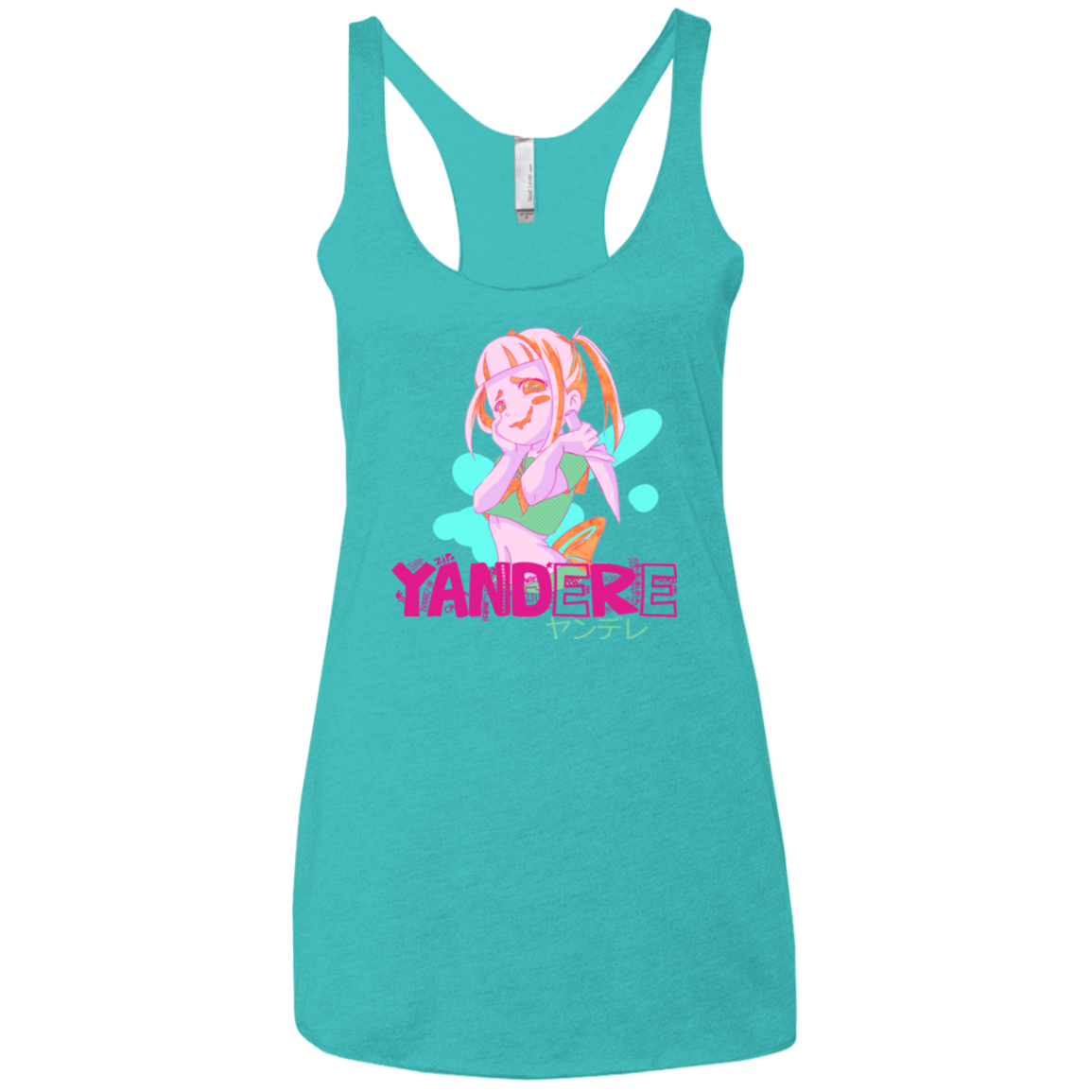 Yandere Women's Triblend Racerback Tank