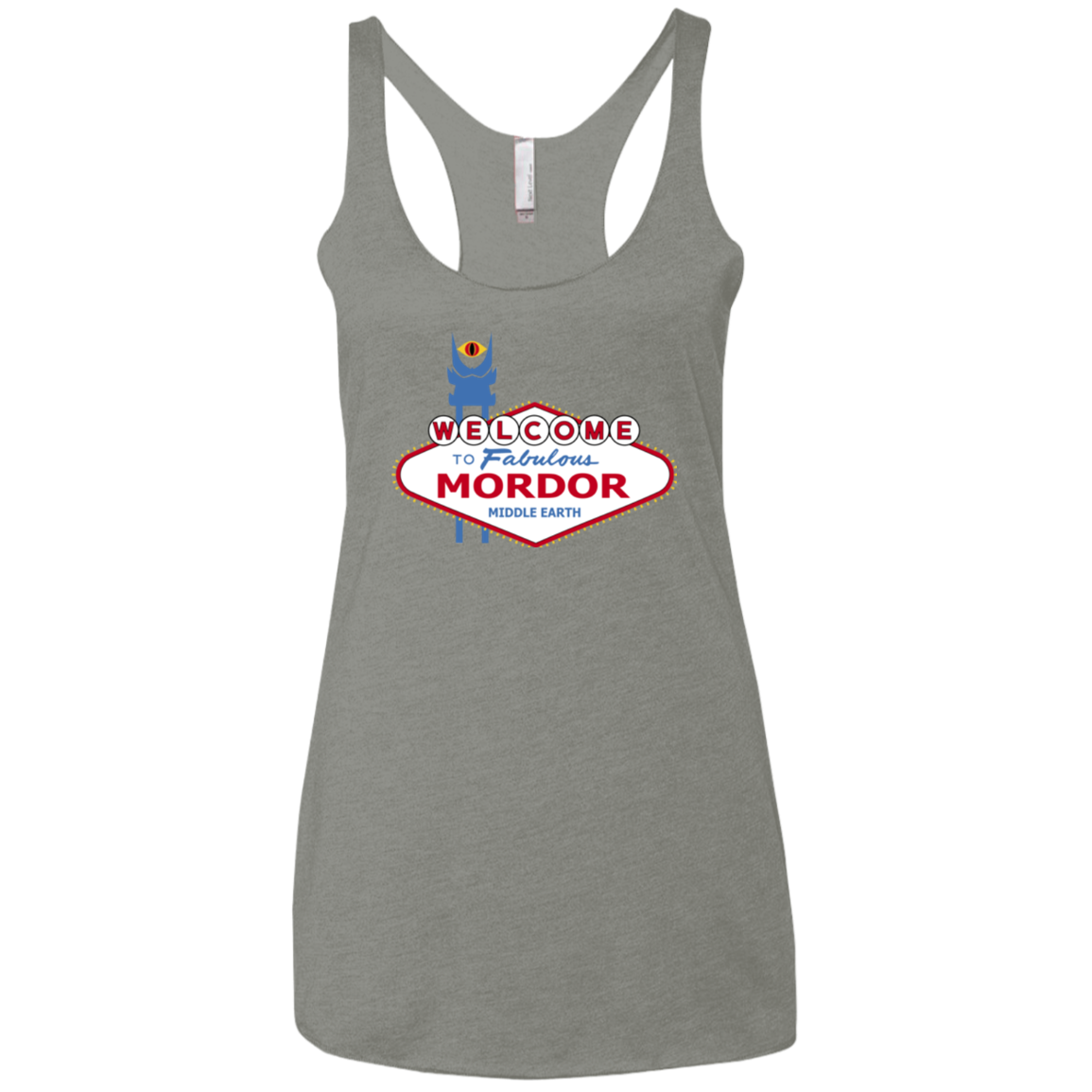 Viva Mordor Women's Triblend Racerback Tank