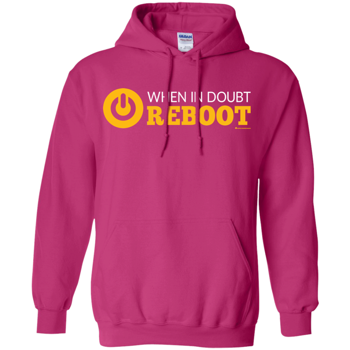 When In Doubt Reboot Pullover Hoodie