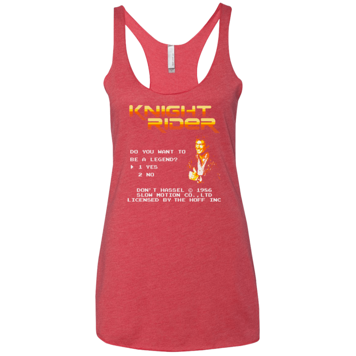 Be a legend Women's Triblend Racerback Tank