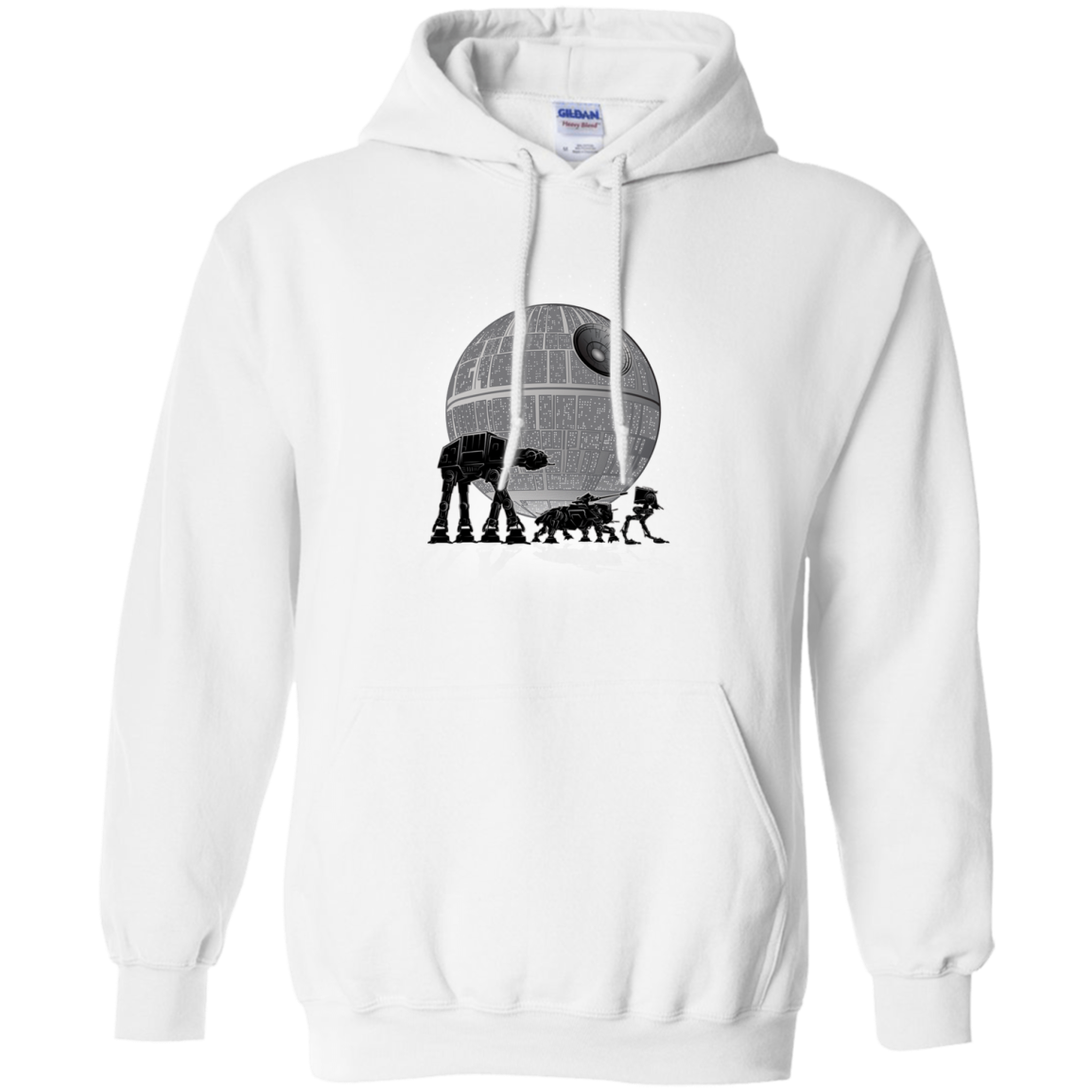 Full Moon Over Empire Pullover Hoodie