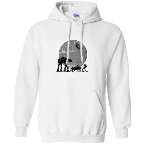 Full Moon Over Empire Pullover Hoodie