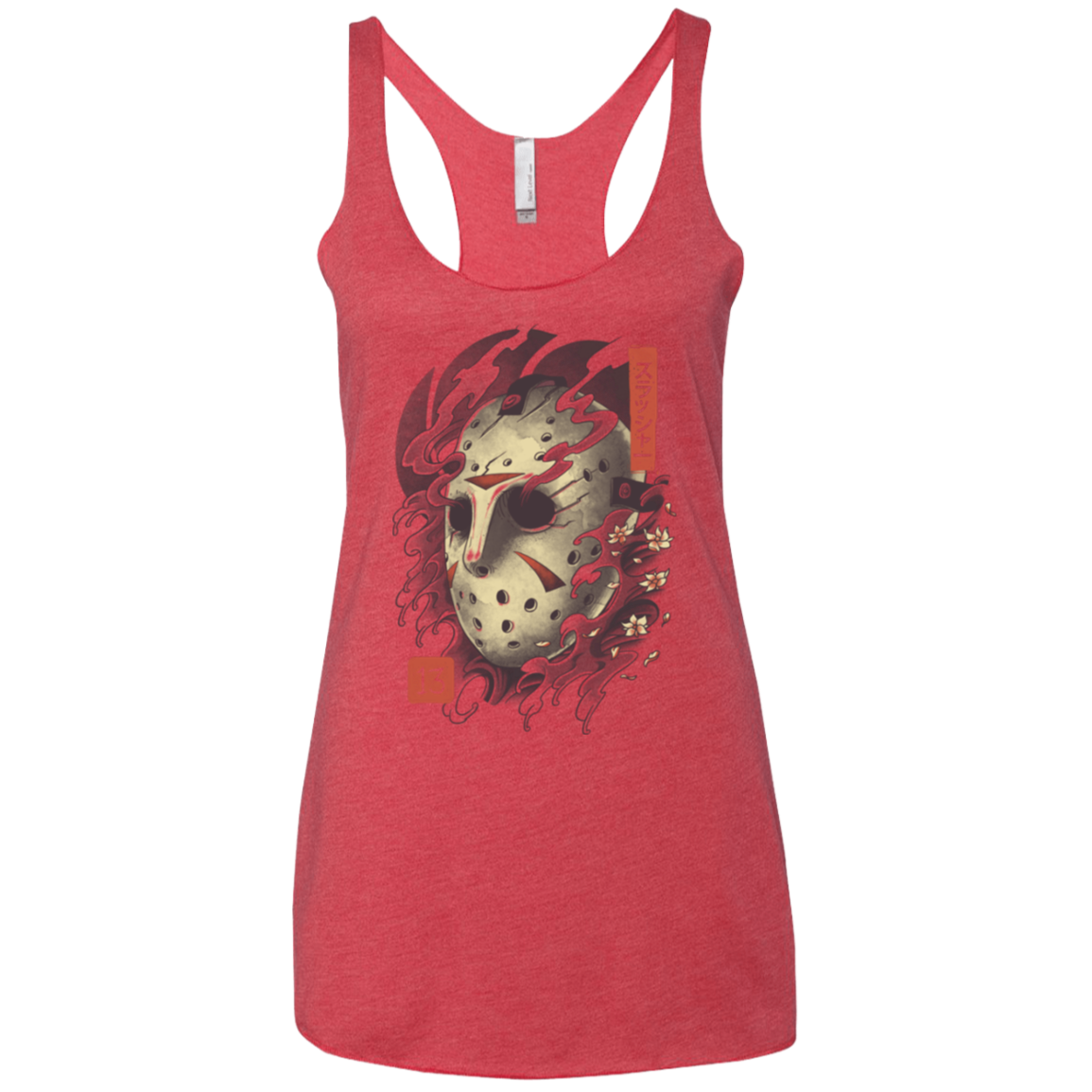Oni Jason Mask Women's Triblend Racerback Tank