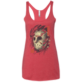 Oni Jason Mask Women's Triblend Racerback Tank