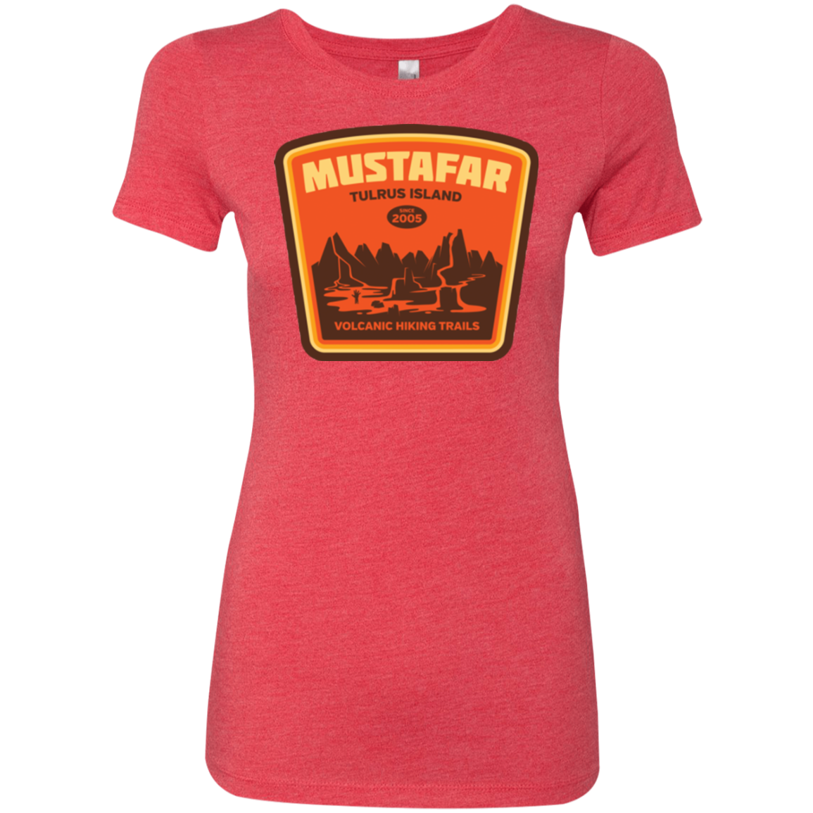 Volcanic Hiking Trails Women's Triblend T-Shirt