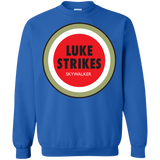 Luke Strikes Crewneck Sweatshirt