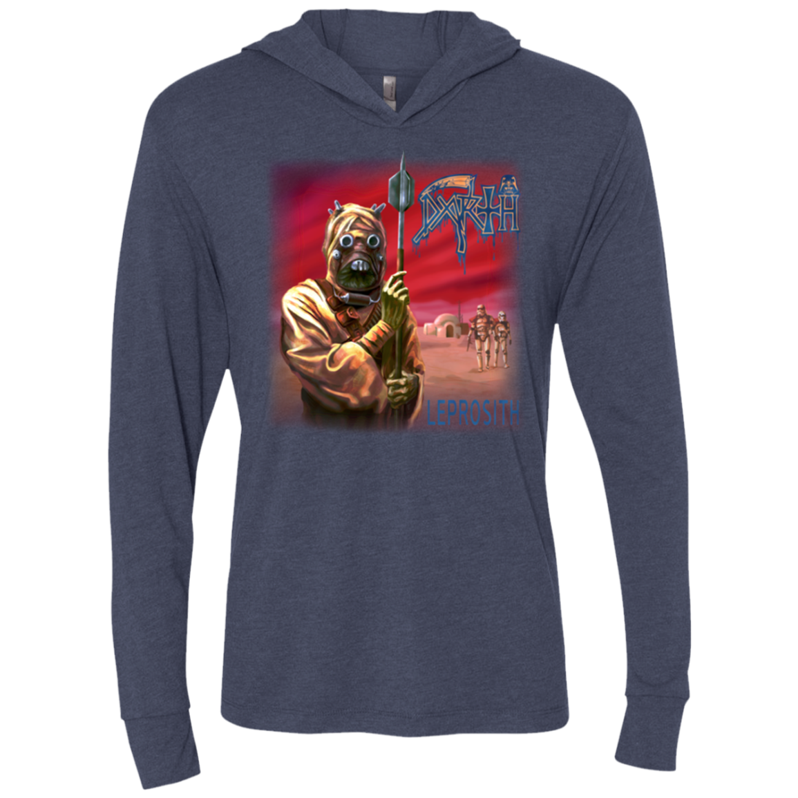 LEPROSITH2 Triblend Long Sleeve Hoodie Tee