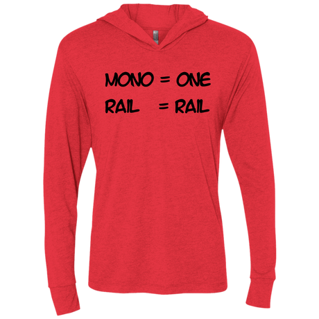 Mono Triblend Long Sleeve Hoodie Tee