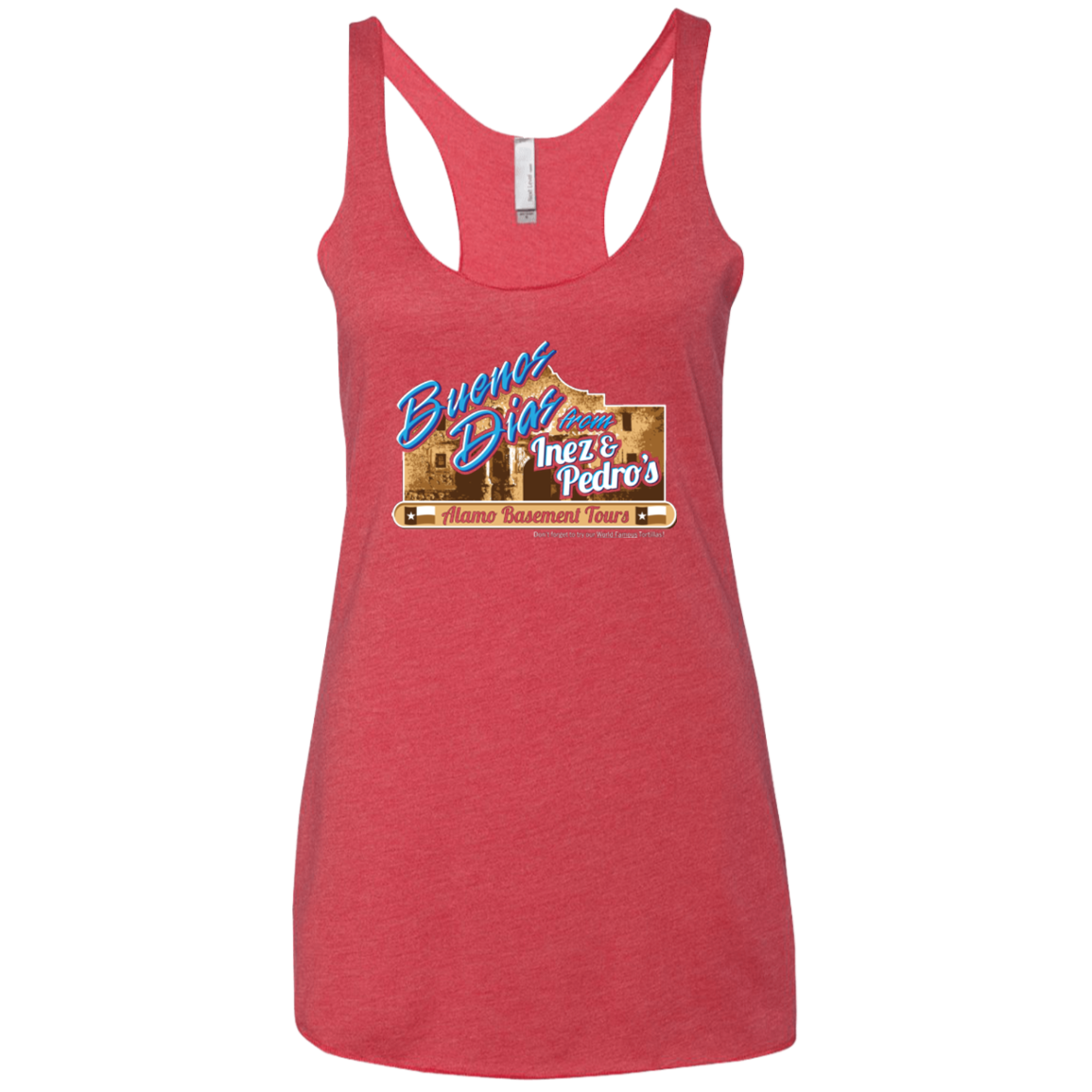 Alamo Basement Women's Triblend Racerback Tank