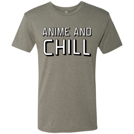 Anime and chill Men's Triblend T-Shirt