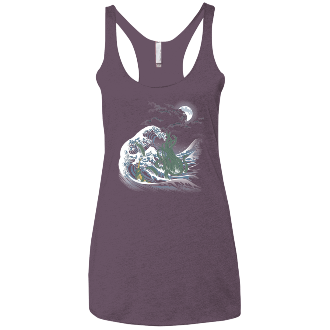 Wave Of R'lyeh Women's Triblend Racerback Tank