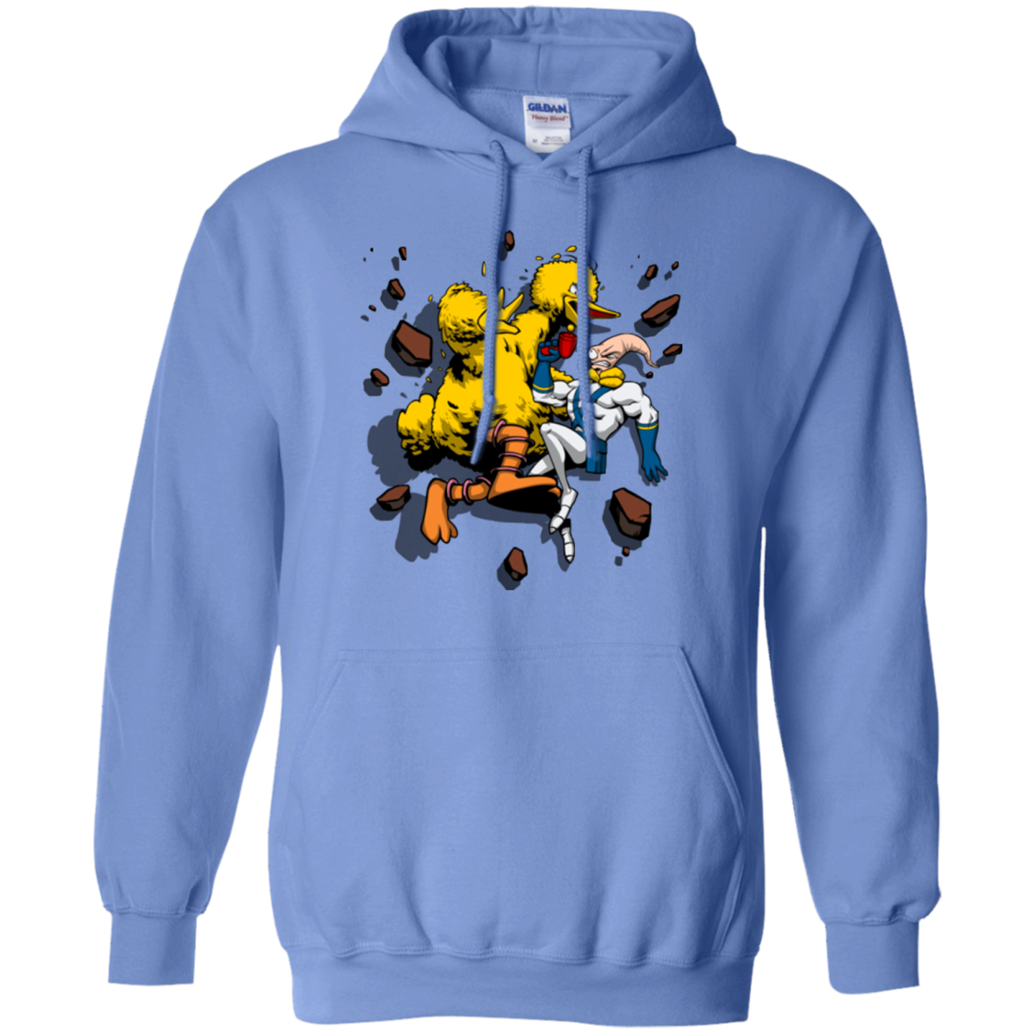 Big Bird and Worm Pullover Hoodie