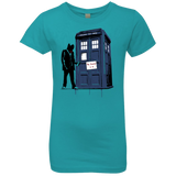Exit Through Tardis Girls Premium T-Shirt