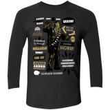 Wookie Famous Quotes Men's Triblend 3/4 Sleeve