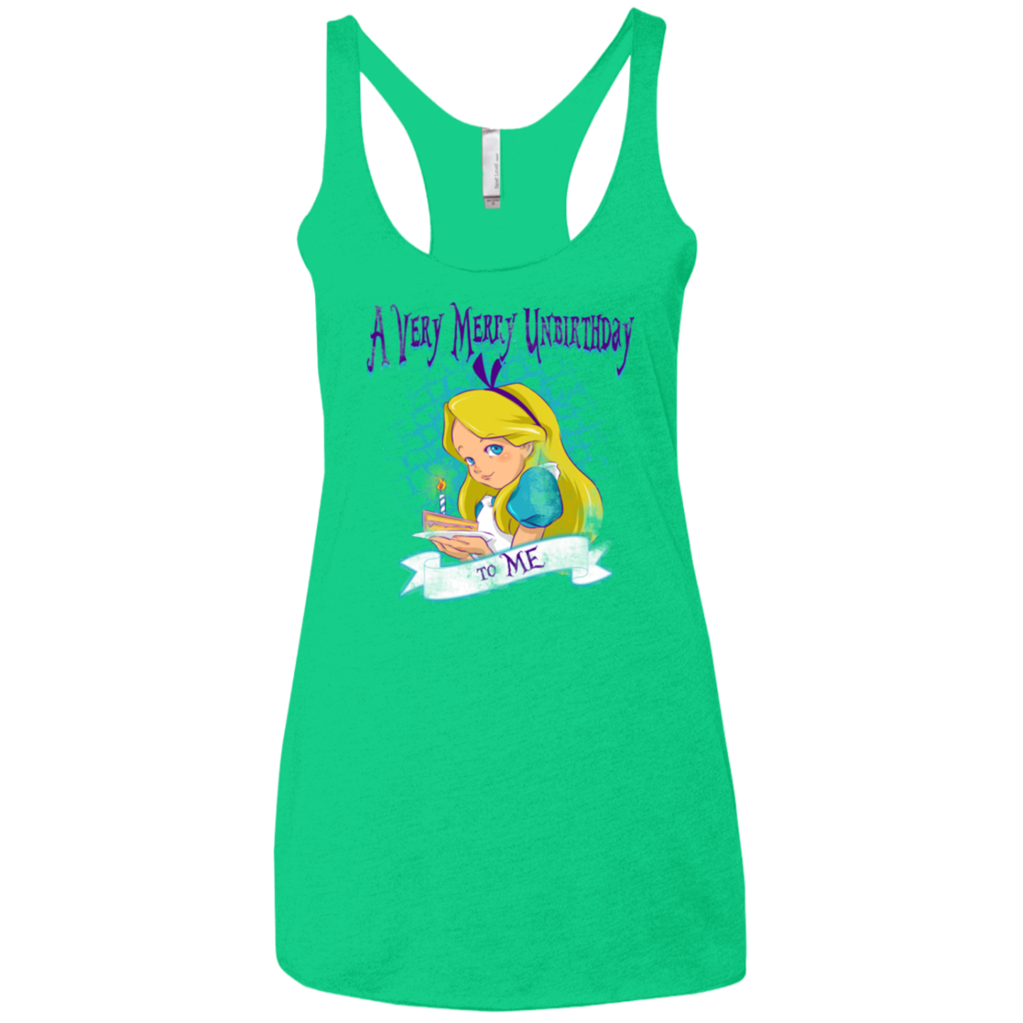 A Very Merry Un-Birthday Women's Triblend Racerback Tank