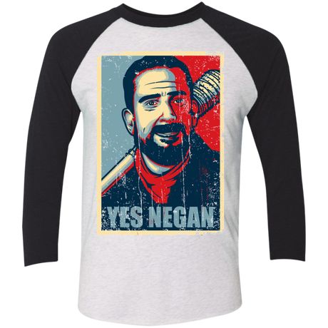 Yes Negan Triblend 3/4 Sleeve